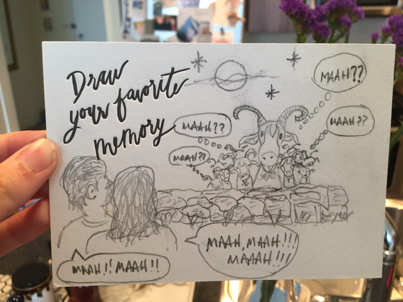 Illustration for article titled RSVP Cards: Our Friends' and Families' Favorite Memories of Us
